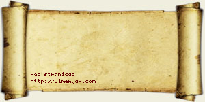 Janko Drenovac vizit kartica